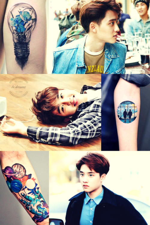 lay exo tattoo | Tumblr