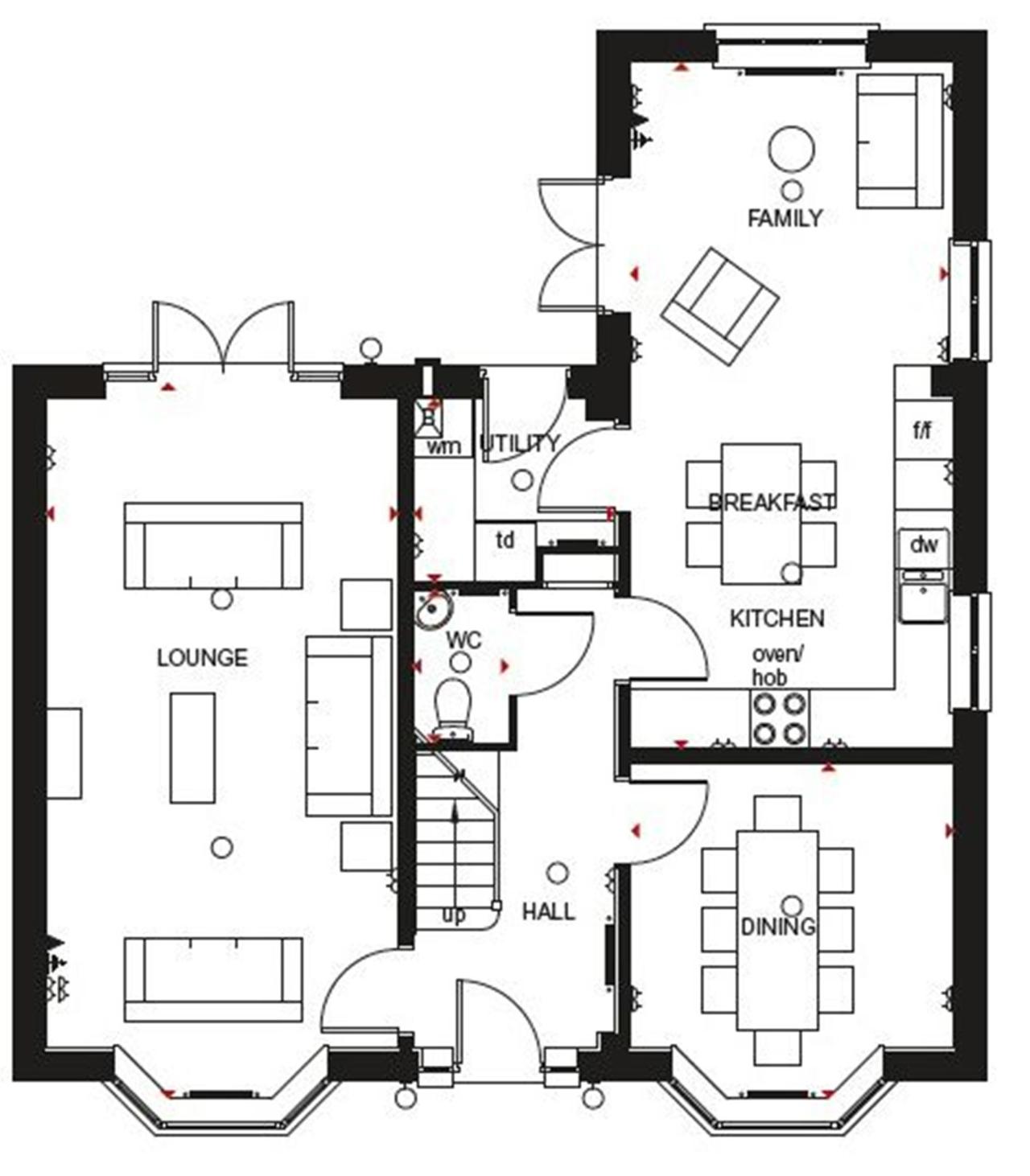 Floor Plans for Simmers, simplplan Stratford by Barratt