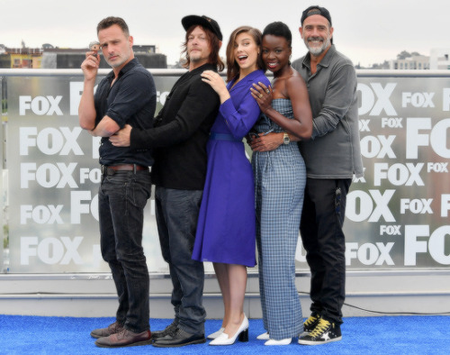 dailytwdcast: Andrew Lincoln, Norman Reedus, Lauren Cohan,...