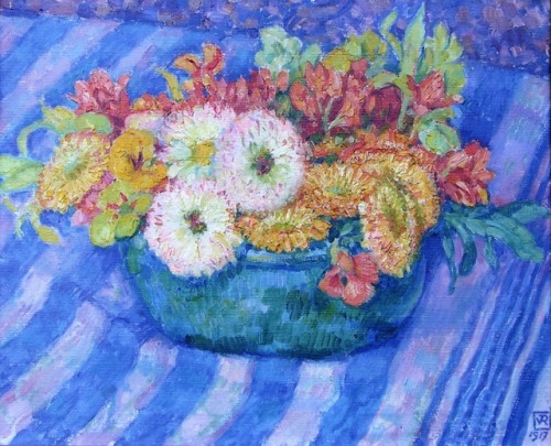 artist-rysselberghe:Yellow Bouquet, Théo van...