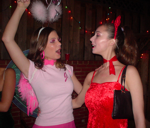 Julia Allison — (Halloween 2003 at Georgetown with my friend Andra...