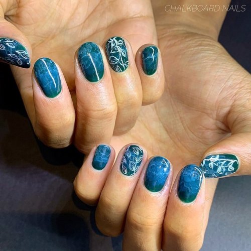 The other day, I got to do some badass wedding nail art for...