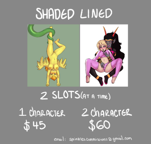 pomutop:rainbowsprinklesart:Commissions Open Again. 7 slots...