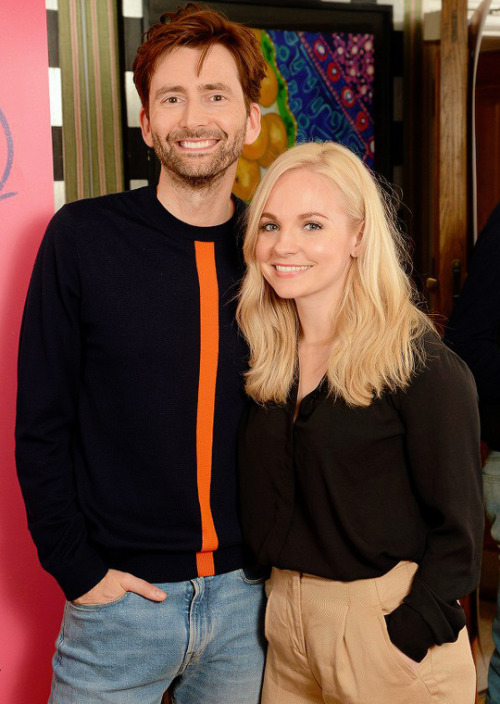 David Tennant with Georgia Moffet attending a special screening...