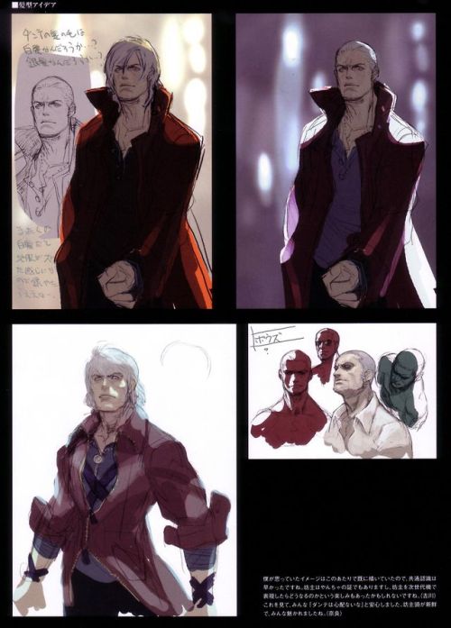 hulk-butter-buster:Dante -  Concept Art For Devil May Cry...