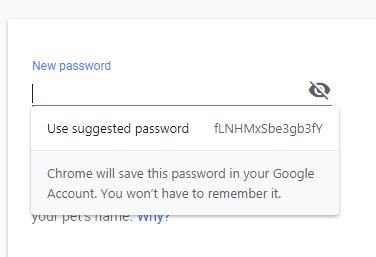 password suggester