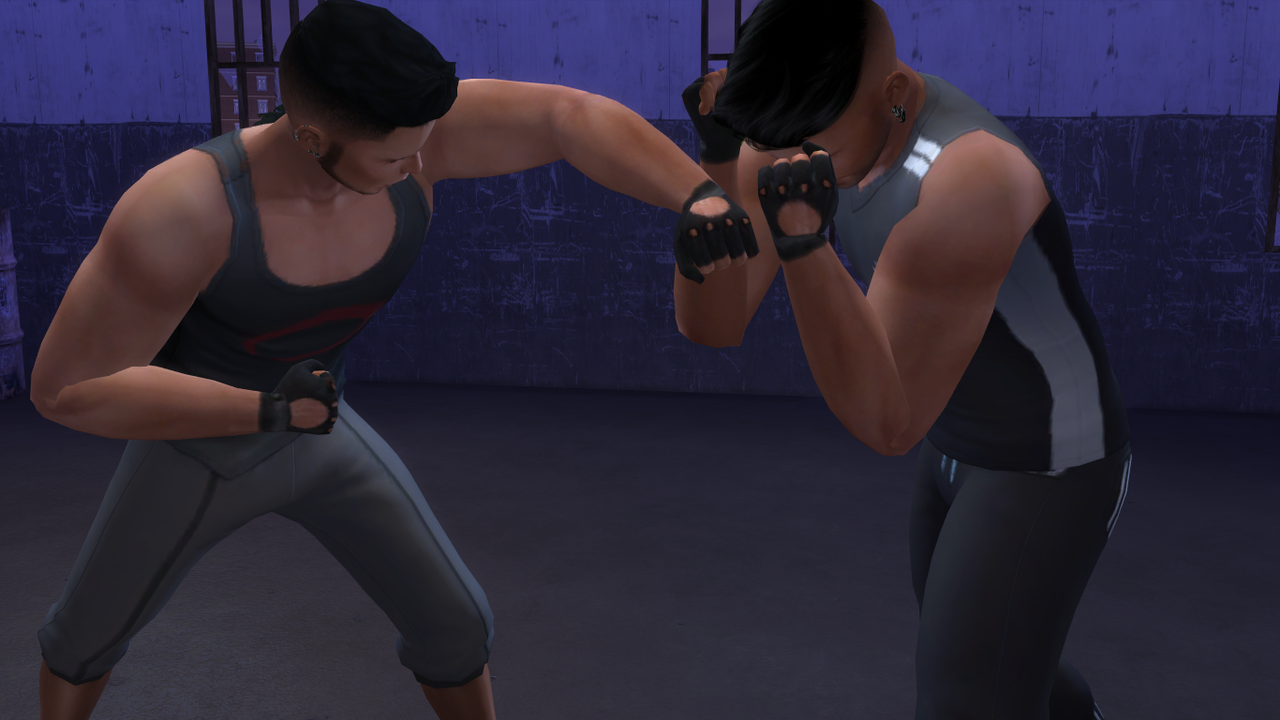 sims 4 fighting pose pack mod