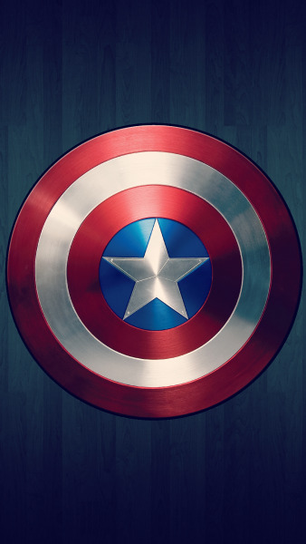 Captain Marvel Logo Iphone X Wallpaper