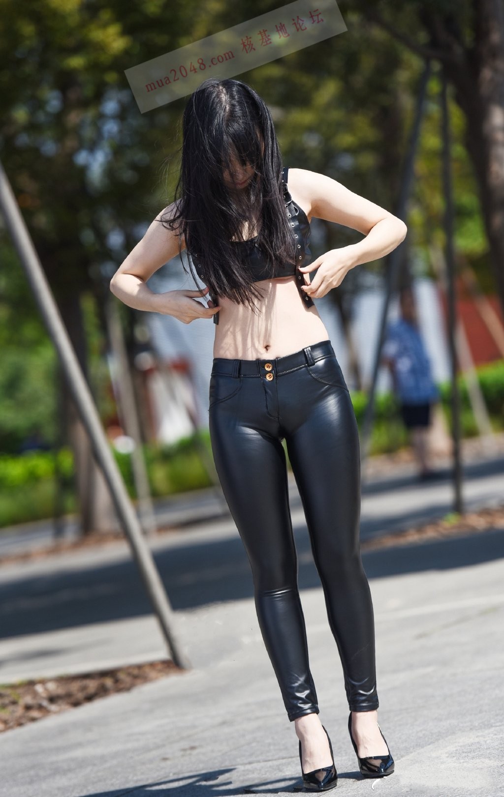 Shiny Leather Pants Tumblr
