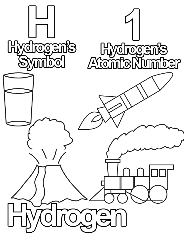 free coloring pages from the periodic table of