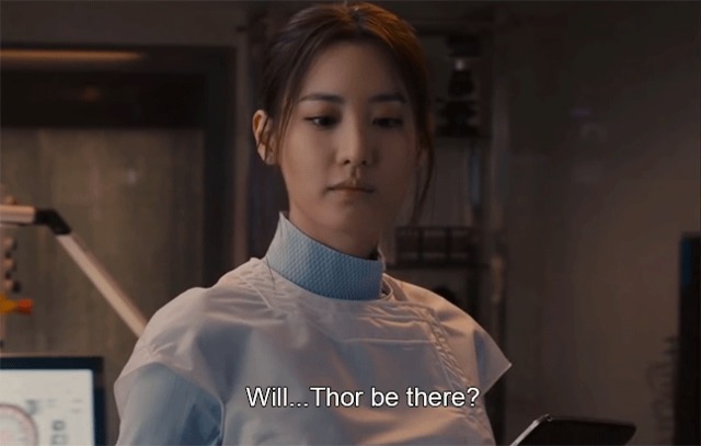 Remember when Nagini had a thing for Thor?Gaah she’s so cute &lt;3