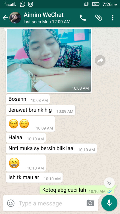 nottiesvideos:sagaiswara2506-blog:Nak I’d WeChat Awek abg...