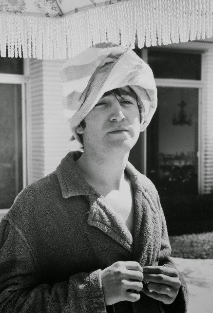 February. 1964.John Lennon in Miami, Florida during The Beatles’ stay ...