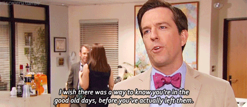 Image result for andy bernard i wish there was a way to know