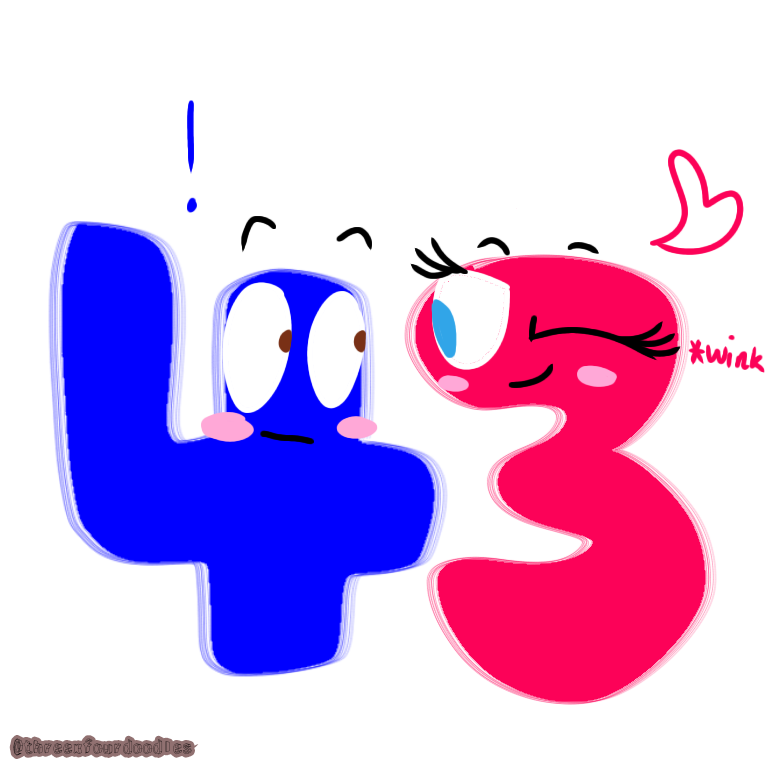 Numberjacks 3x4 — Kissing meme