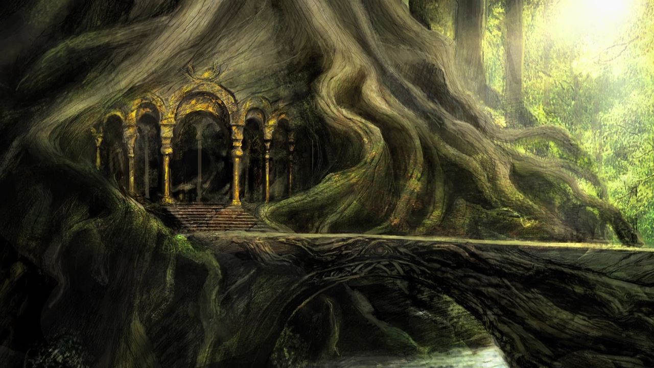 Mirkwood, The Woodland Realm. The Hobbit concept... - Elven Forest