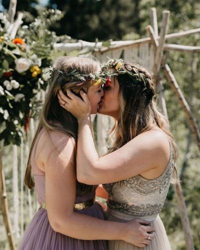 Lesbian girl outdoor sweet