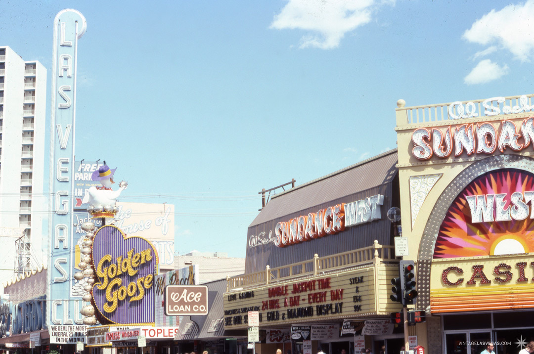 Vintage Las Vegas — Downtown Las Vegas, 1977 Fremont at 1st - March 77...