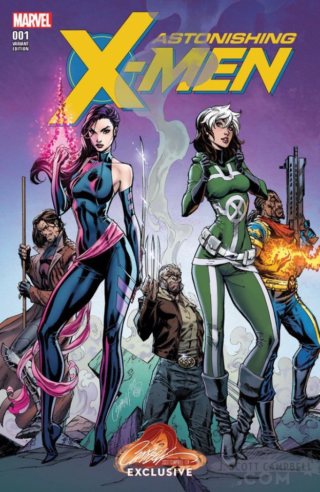 Gambit Gazette — Astonishing X-Men #1 J. Scott Campbell Store...