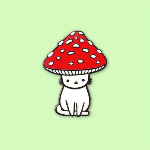 pin cat mushroom ponyponypeoplepeople