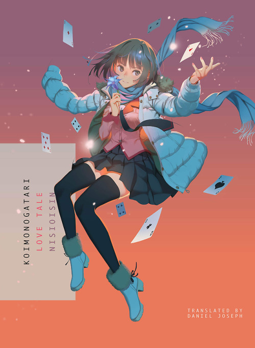 freusan:New Koimonogatari cover illustration for Vertical’s...