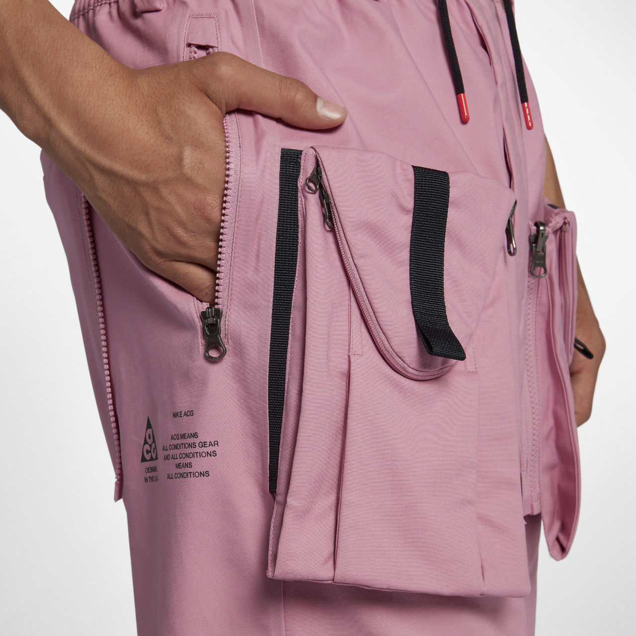 nike acg pink shorts