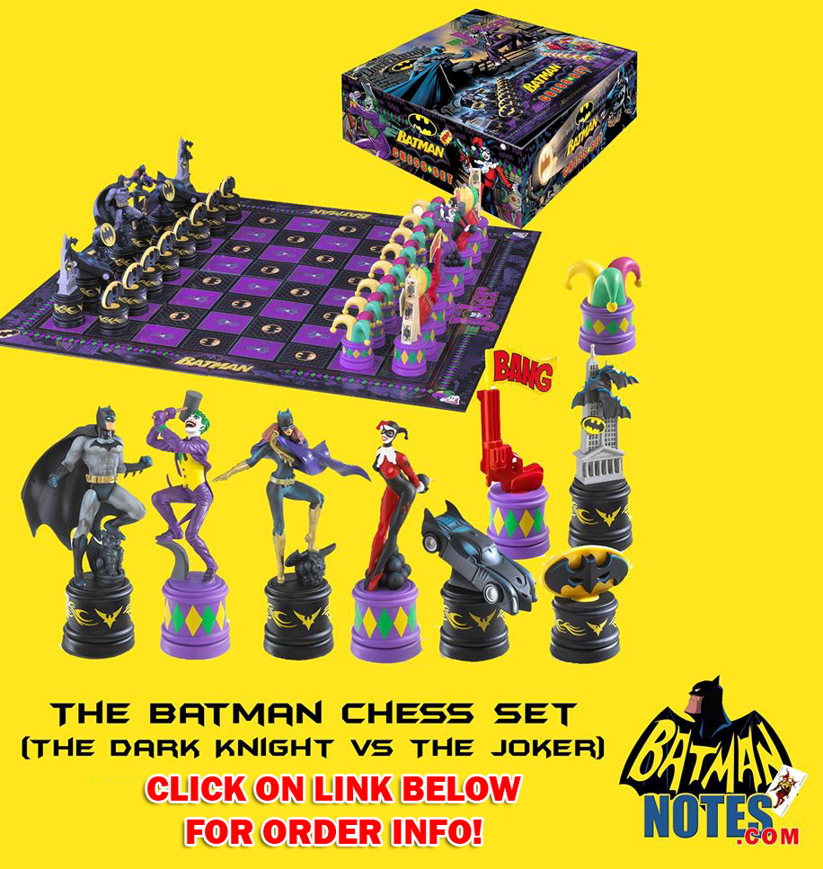 batman joker chess set