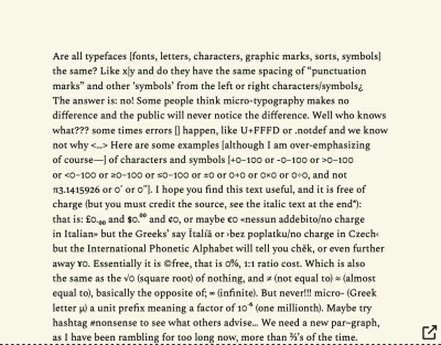 Cropped paragraph block typeset in Spectral Regular font, showing half of the full figure, of gobbledygook text. And whole paragraph block typeset in Spectral Regular font, showing half of the full figure, of gobbledygook text.