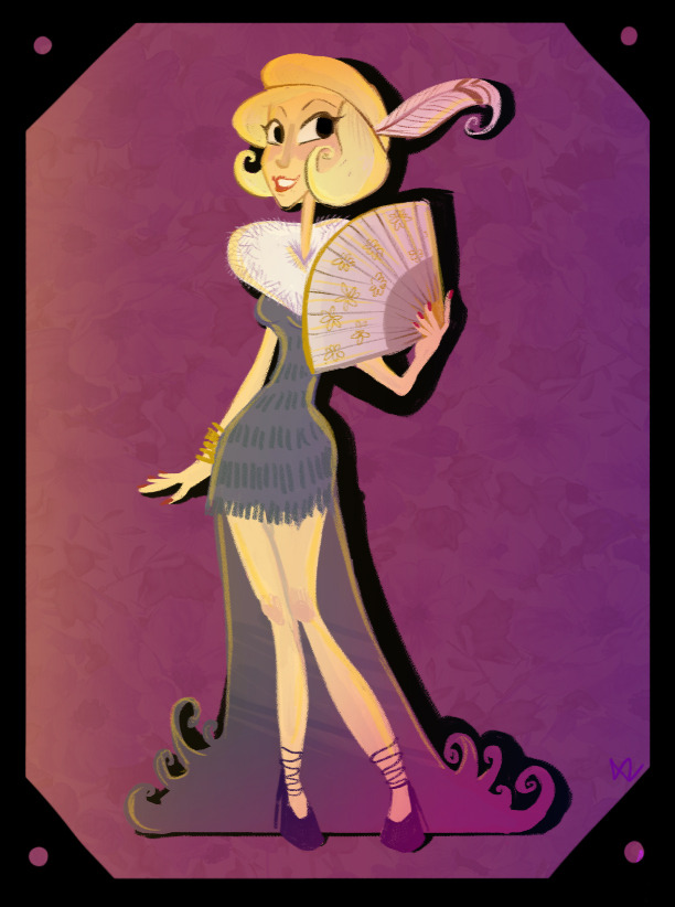 Daisy from The Great Gatsby because drawing... jessdrawz
