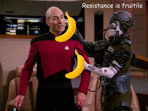 star trek star trek tng jean-luc picard captain picard borg best of both worlds best of both worlds part one resistance is futile star trek the next generation geordi la forge qpid lieutenant-sapphic trekcore