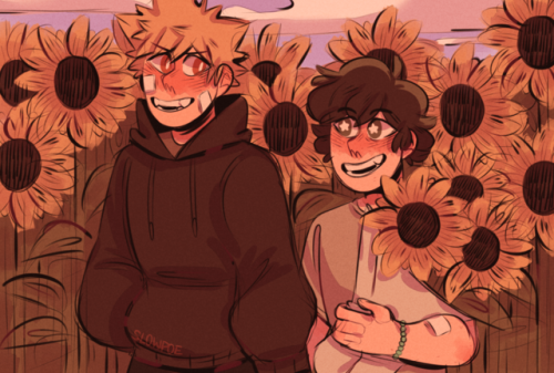 ghossneon:day 2 = flowerssunflowers are his favorites, right?