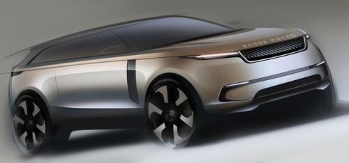 biroandclay:Range Rover Velar. Press design sketches.今天完全被Range...