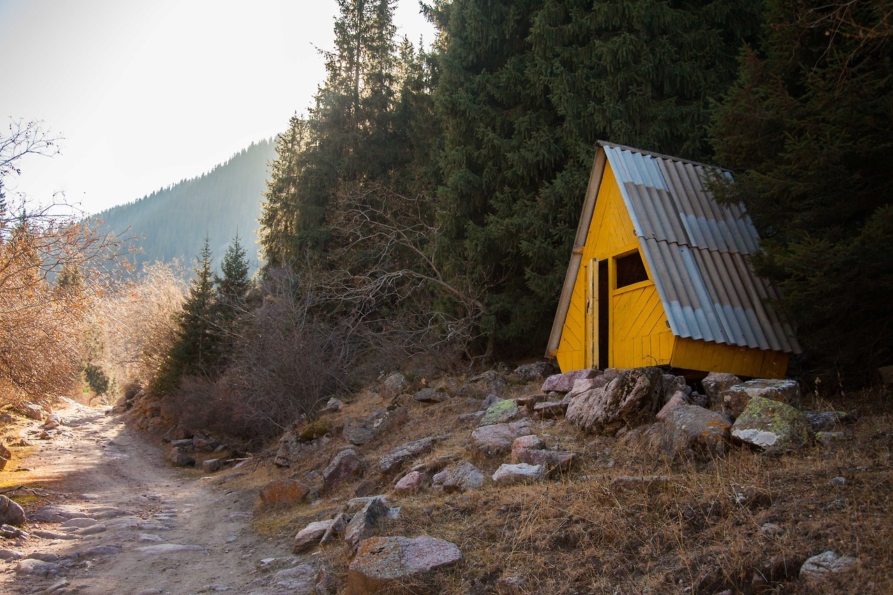 Cabin Porn â€” A seasonal rangers cabin in the Kyrgyz mountains...