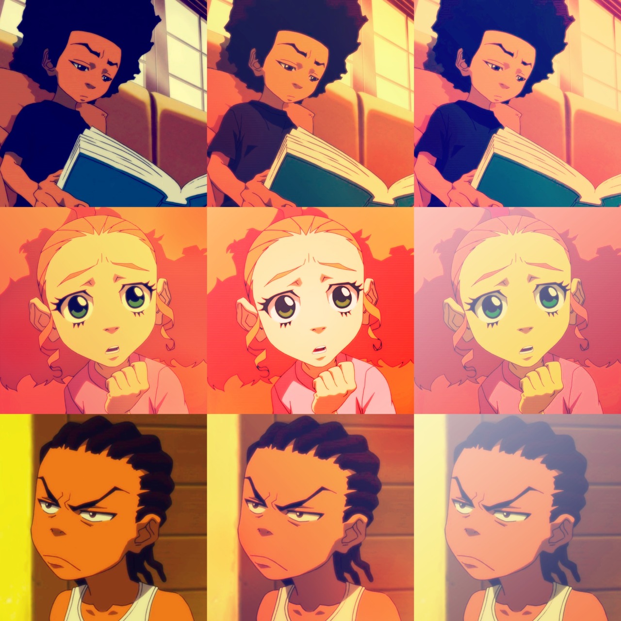 Huey Freeman x Jazmine Dubois x Riley Freeman