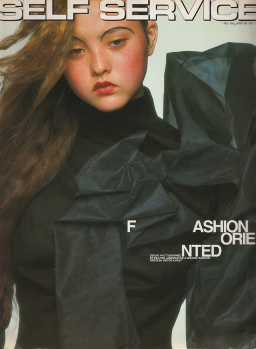 the-original-supermodels:Self Service No. 6 F/W 1997Devon Aoki...