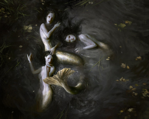 megarah-moon:“Mermaids Of Gold” byGal Or