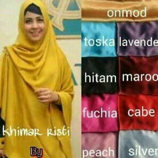 Untitled Model Jilbab KHIMAR VELVET RISTY Bahan 