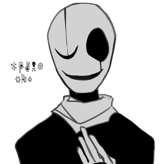 I’ve always liked the original Gaster model in undertale. It really ...