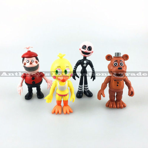 12Pcs/Set FNAF Bonnie Foxy Chica Freddy Fazbear PVC Action...