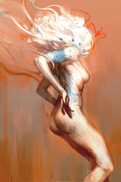 kaifineart‌: Tobias Kwan (tobiee)… white lady 