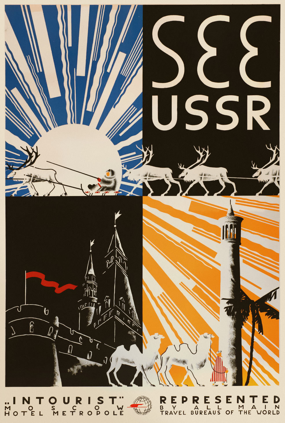 See USSR! Poster c. 1931 (via)