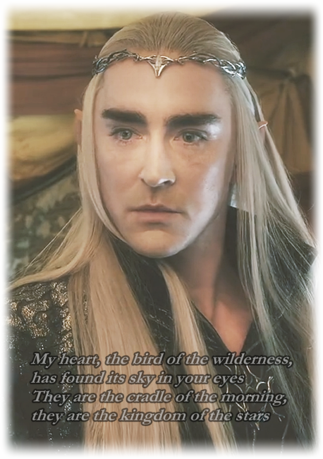 Thranduil’s eyes ( Rabindranath Tagore - The... - In The Name of The Light