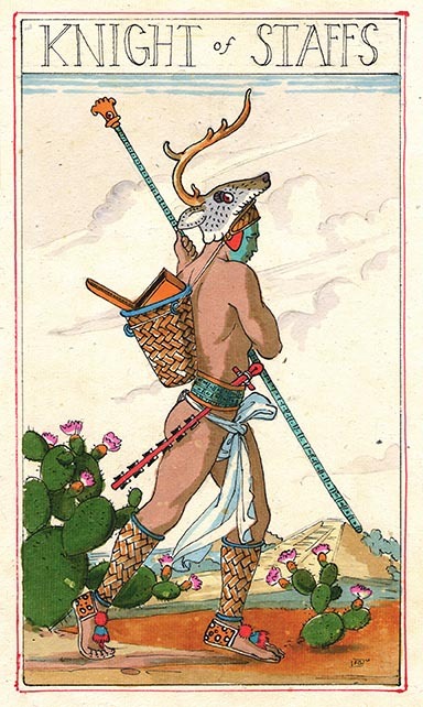 mexicaheart:At work on the Mexica tarot deck; a few of the...