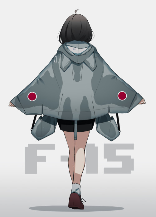 famysiraso:F-15　ｗ/dual wing bag  poncho!