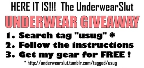 underwearslut:Get my GEAR FOR FREE!RULES / NOTES:Read...