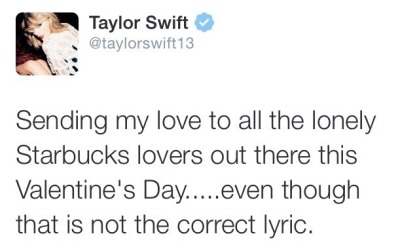 Taylor Swift Is A Starbucks Lover Tumblr