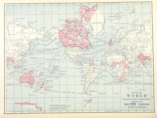 imperiumsinefine:Map of the British Empire, 1899New Canadian...