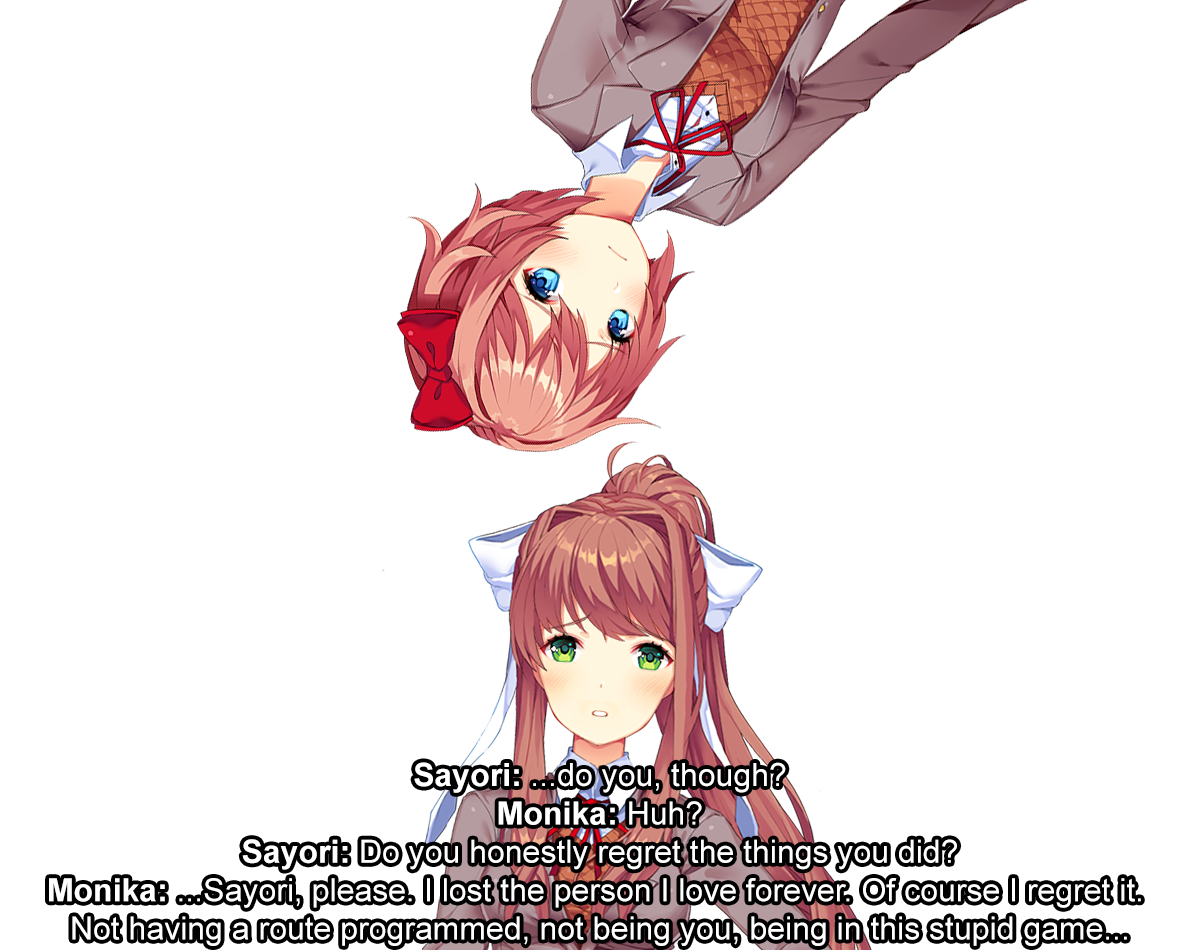 ddlc monika before story endings