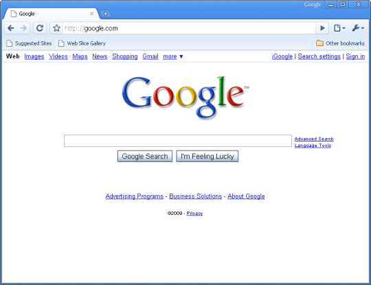 Google Chrome 1.0