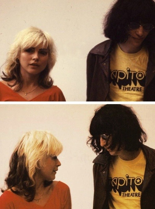 old-rock-music:Debbie Harry and Joey Ramone